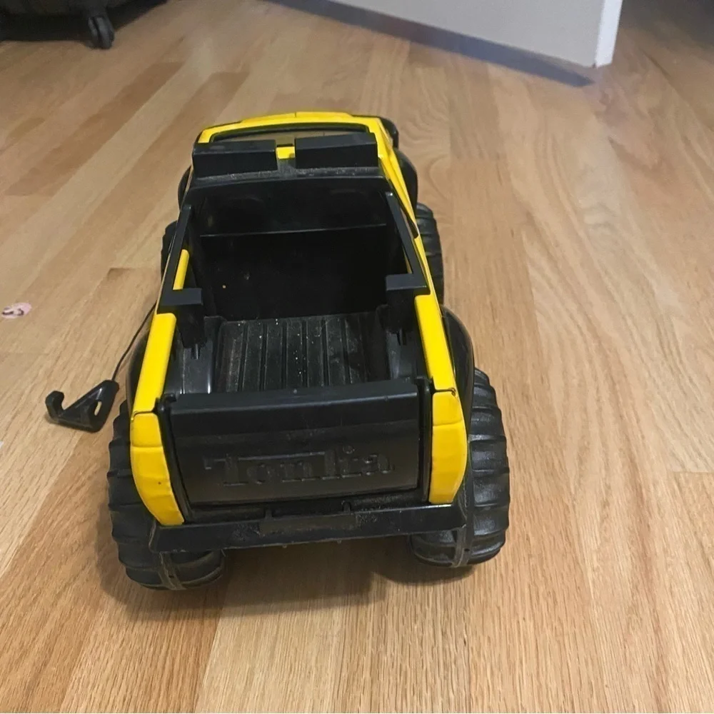 Vintage Tonka Steel 4x4 Dune Squad Truck W/ Hook Yellow Monster Lifted Toy